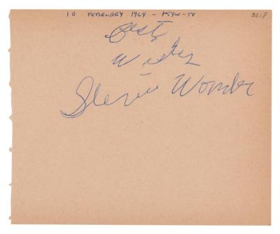 Lot #882 Stevie Wonder Signature