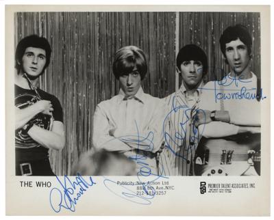Lot #772 The Who Signed Photograph