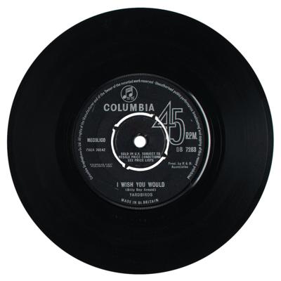 Lot #774 The Yardbirds Signed 45 RPM Single Record - Image 2