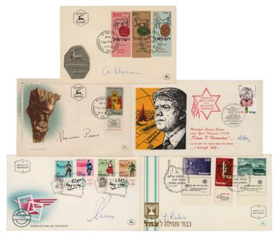 Lot #278 Israeli Prime Ministers (5) Signed Covers
