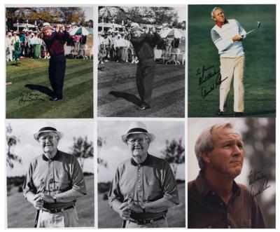 Lot #993 Arnold Palmer and Byron Nelson (6) Signed Photographs - Image 1