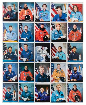 Lot #618 Space Shuttle Astronauts (25) Signed