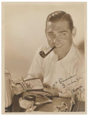 Lot #5009 Clark Gable Signed Photograph