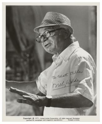 Lot #5097 Billy Wilder (2) Signed Photographs