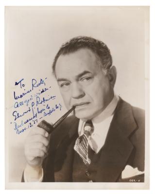 Lot #5357 Edward G. Robinson Signed Photograph
