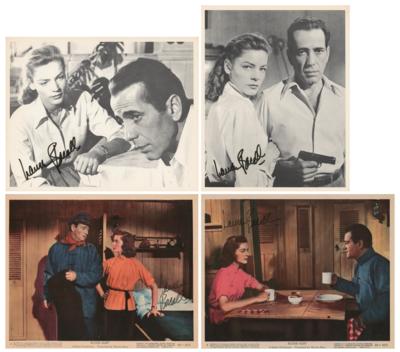 Lot #5143 Lauren Bacall (4) Signed Photographs - Image 1