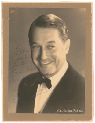 Lot #5184 Maurice Chevalier Signed Photograph - Image 2