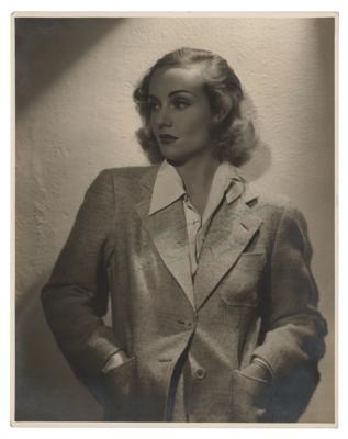 Lot #5029 Carole Lombard Signed Oversized Photograph