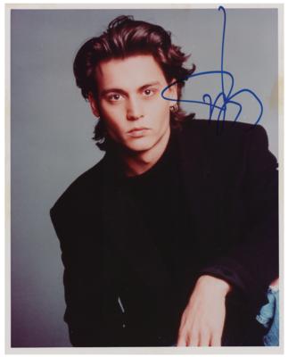 Lot #5487 Johnny Depp Signed Photograph - Image 1