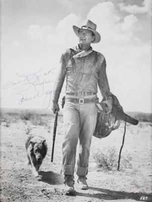 Lot #5037 John Wayne Signed Photograph - Image 2