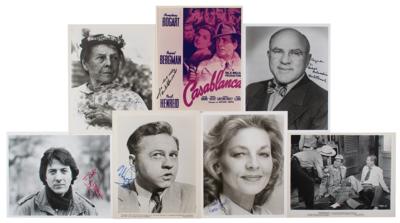 Lot #5501 Hollywood (7) Signed Photographs