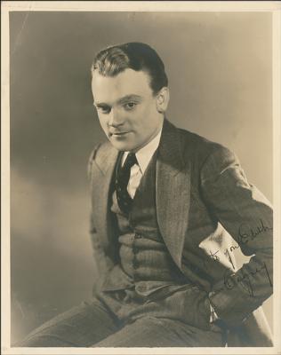 Lot #5172 James Cagney Signed Photograph
