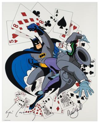 Lot #5480 Batman and Joker: Hamill and Conroy Signed Print - Image 2