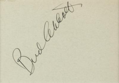 Lot #5445 Abbott and Costello Signatures - Image 2