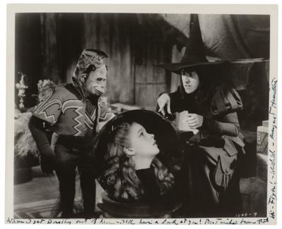 Lot #5427 Wizard of Oz: Margaret Hamilton Signed Photograph - Image 1