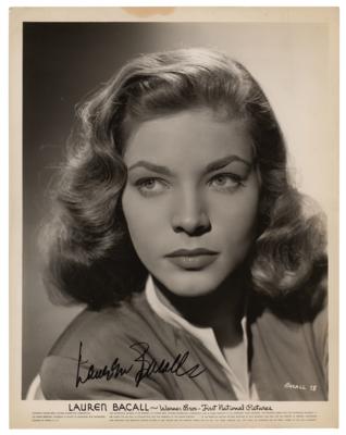 Lot #5142 Lauren Bacall Signed Photograph - Image 1