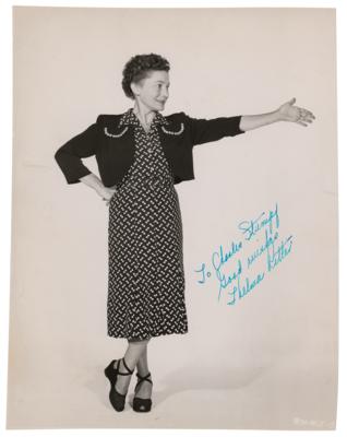 Lot #5355 Thelma Ritter Signed Photograph