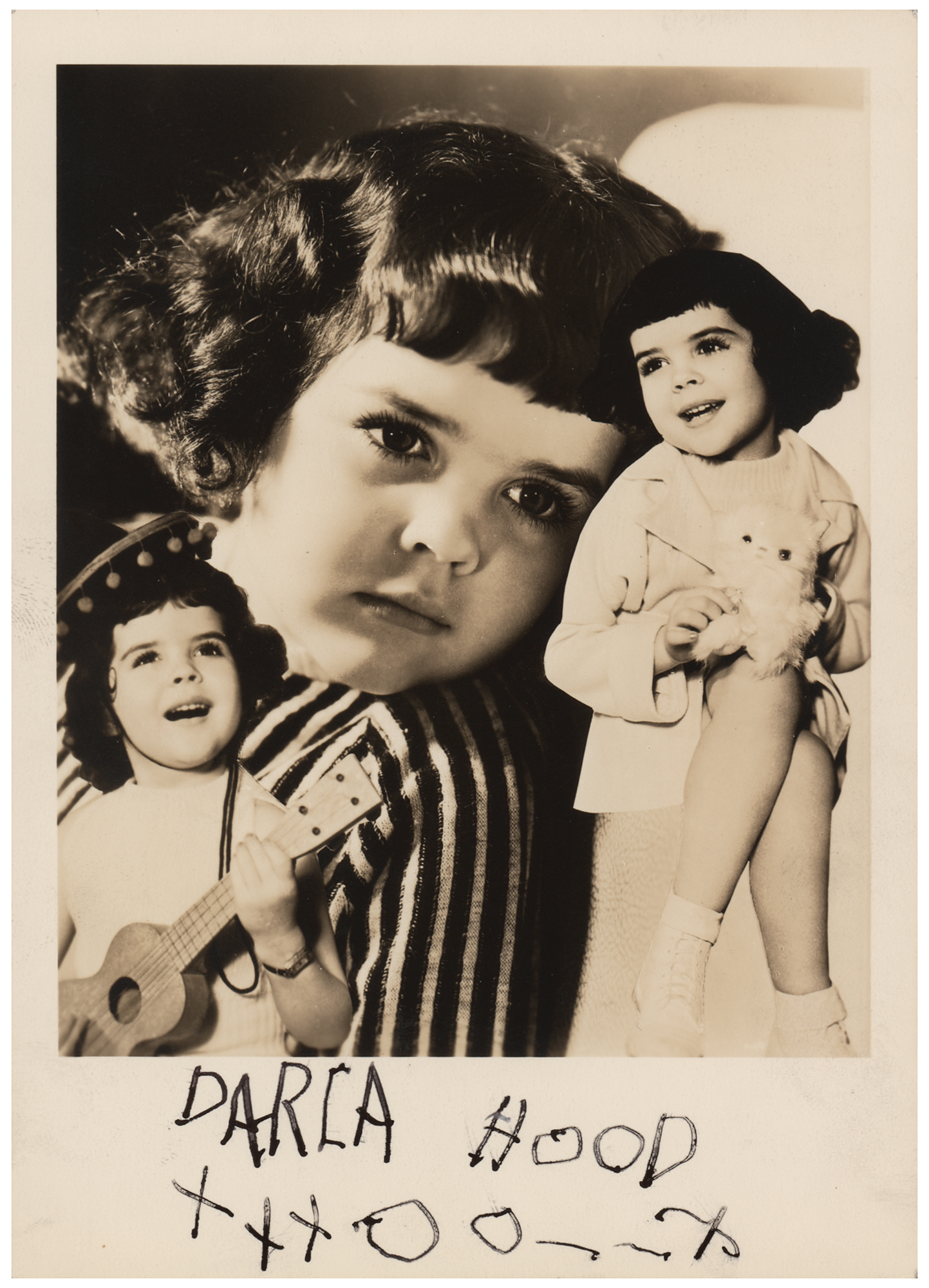 Lot #5450 Our Gang: Darla Hood Signed Photograph