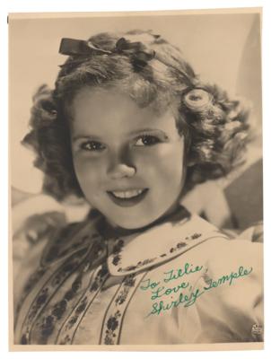 Lot #5064 Shirley Temple Signed Photograph
