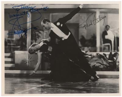 Lot #5135 Fred Astaire and Ginger Rogers Signed