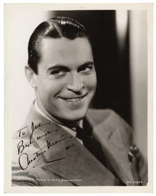 Lot #5323 Chester Morris Signed Photograph - Image 1