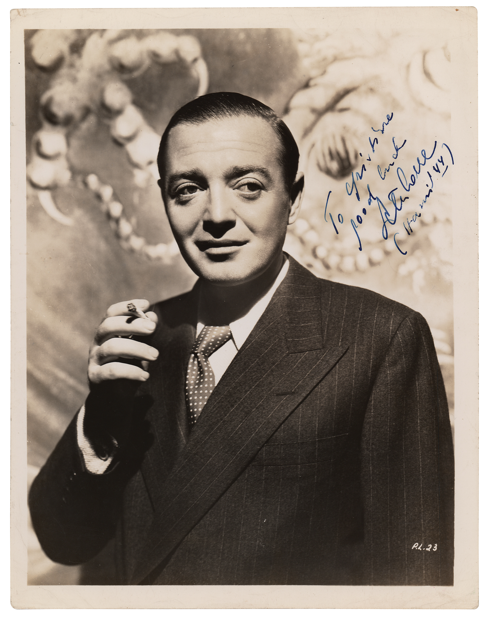 Lot #5466 Peter Lorre Signed Photograph