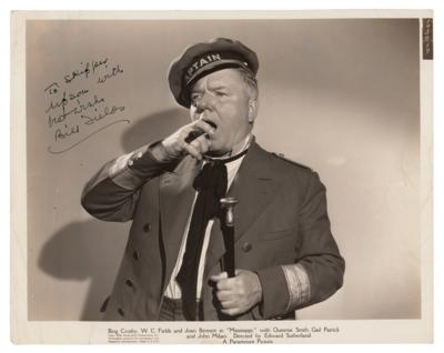 Lot #5046 W. C. Fields Signed Photograph
