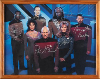 Lot #5532 Star Trek: The Next Generation Multi-Signed Photograph - Image 1