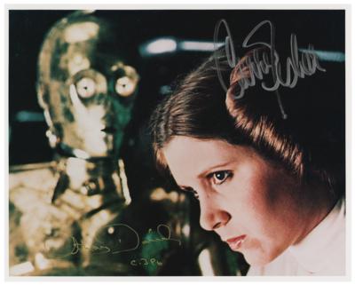 Lot #5583 Star Wars: Fisher and Daniels Signed Photograph