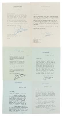Lot #5189 Joan Crawford (6) Typed Letters Signed