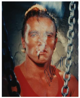 Lot #5527 Arnold Schwarzenegger Signed Photograph