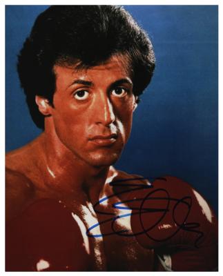 Lot #5531 Sylvester Stallone Signed Photograph - Image 1
