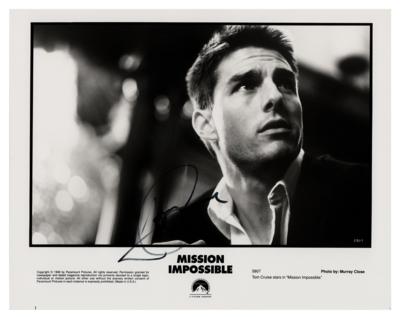 Lot #5484 Tom Cruise Signed Photograph