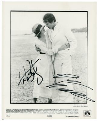 Lot #5481 Warren Beatty and Diane Keaton Signed Photograph