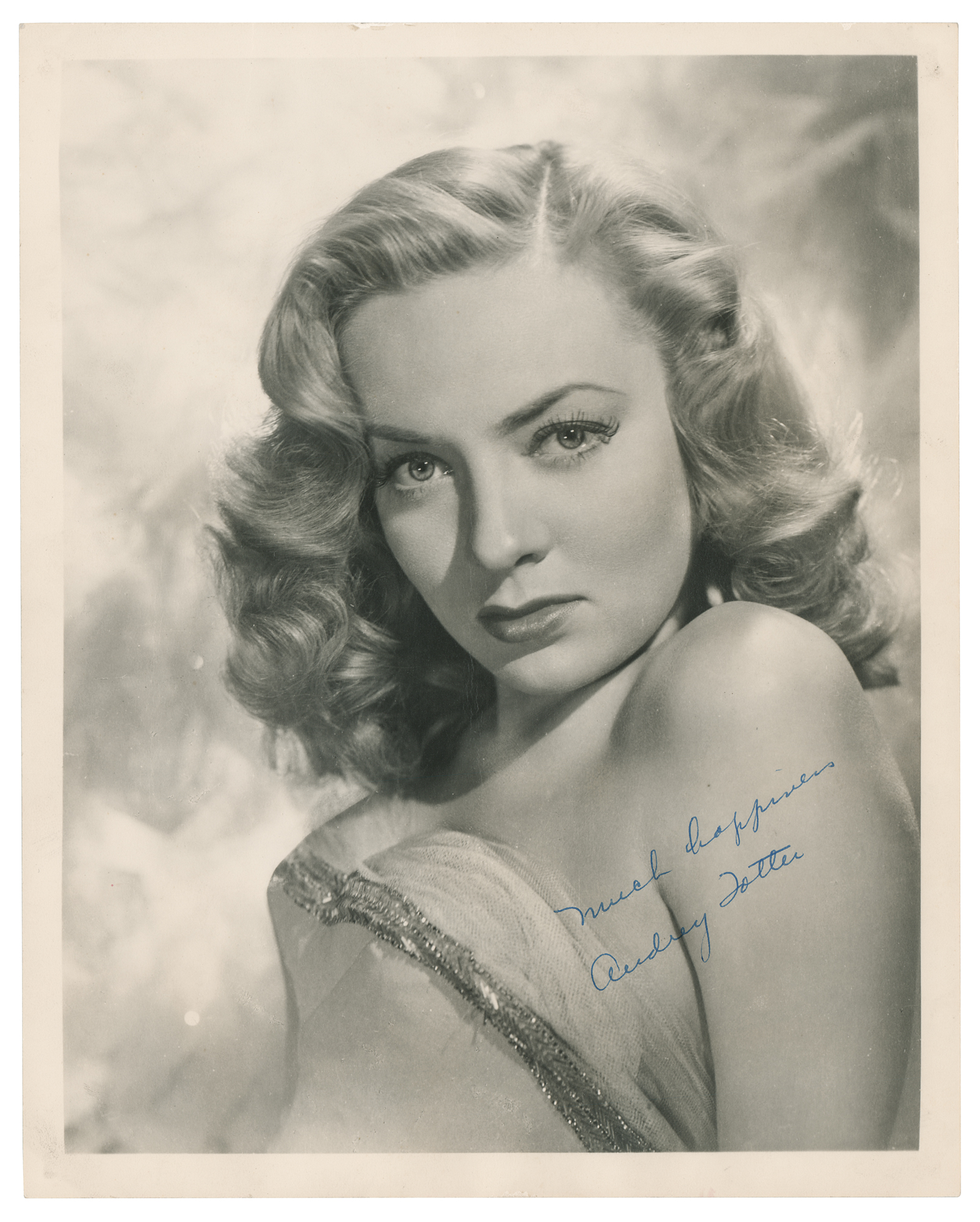Lot #5400 Audrey Totter Signed Photograph - Image 1