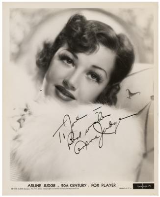 Lot #5275 Arline Judge Signed Photograph - Image 1