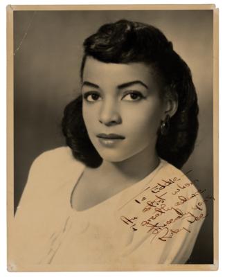 Lot #5206 Ruby Dee Signed Photograph