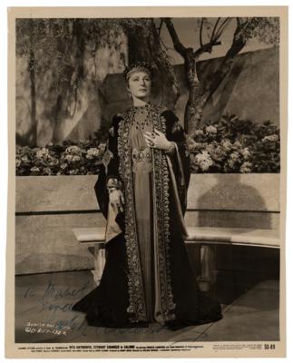 Lot #5122 Judith Anderson Signed Photograph - Image 1