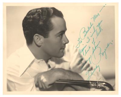 Lot #5363 Charles 'Buddy' Rogers Signed Photograph - Image 1