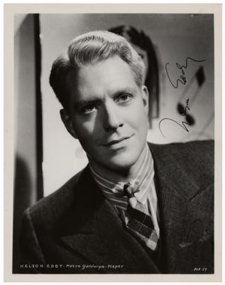 Lot #5216 Nelson Eddy Signed Photograph