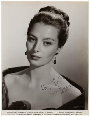 Lot #5174 Capucine Signed Photograph - Image 1