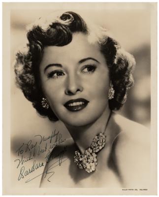 Lot #5385 Barbara Stanwyck Signed Photograph - Image 1