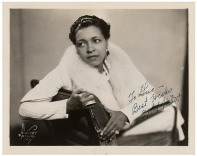 Lot #5416 Ethel Waters Signed Photograph