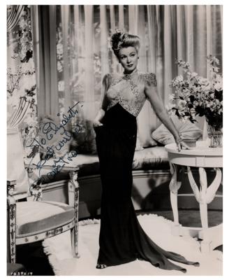 Lot #5402 Claire Trevor Signed Photograph - Image 1