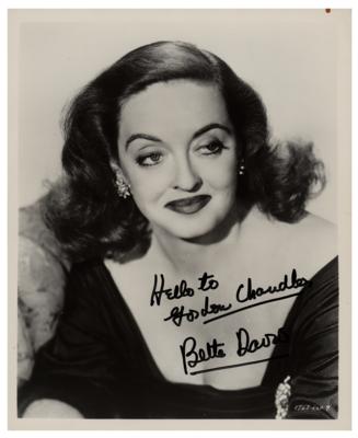 Lot #5201 Bette Davis Signed Photograph - Image 1