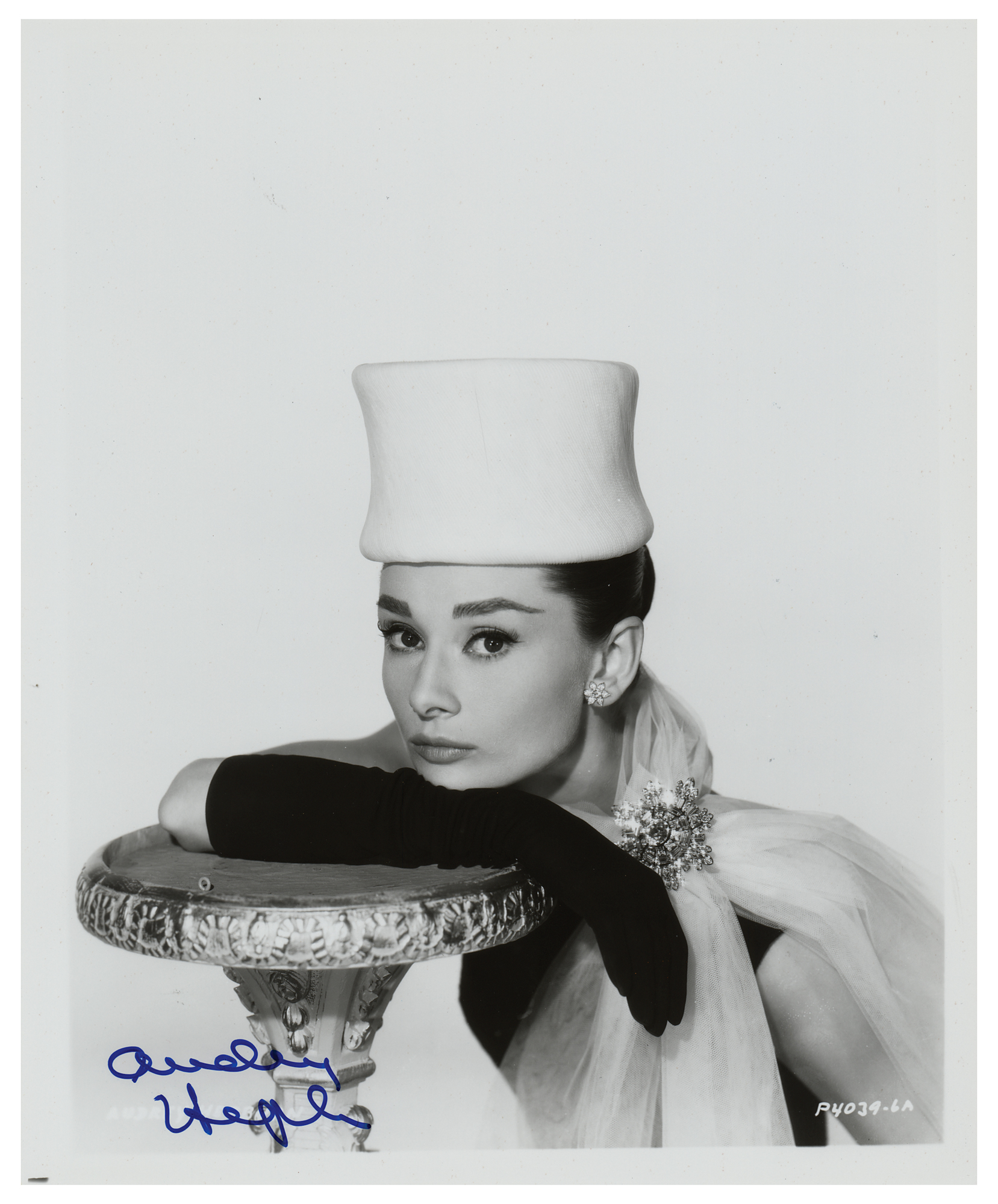 Lot #5018 Audrey Hepburn Signed Photograph