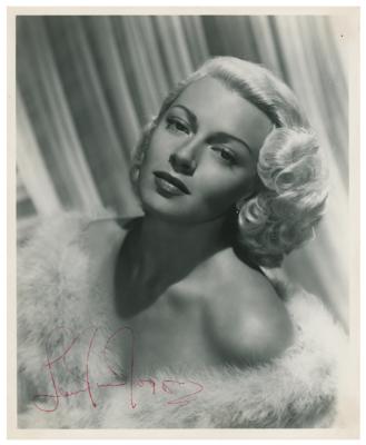 Lot #5405 Lana Turner Signed Photograph