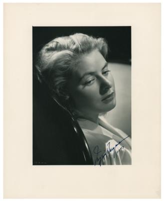 Lot #5039 Ingrid Bergman Signed Photograph