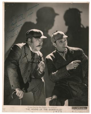 Lot #5118 Sherlock Holmes: Nigel Bruce Signed Photograph - Image 1