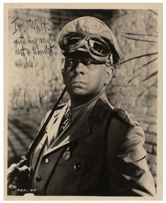 Lot #5413 Erich von Stroheim Signed Photograph